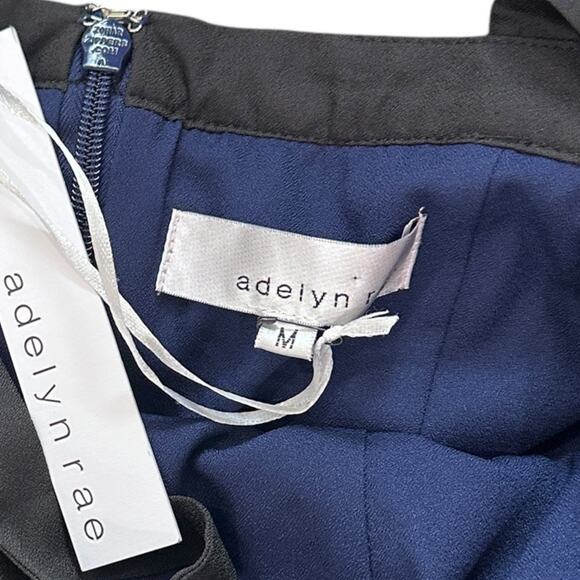 NWT Adelyn Rae Tracy Halter Sheath Dress In Midnight - Picture 4 of 7